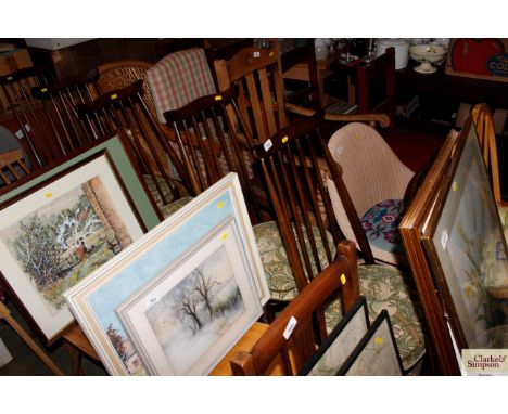 Six Ercol chairs