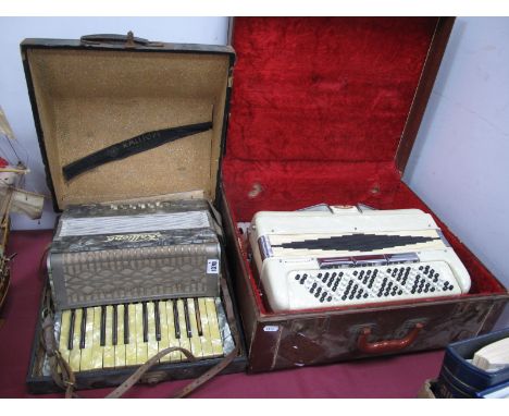 A Kalliope Accordion, (cased), together with a Bandmaster (cased) Accordion..