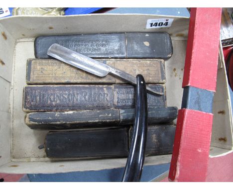 Razors - Watts, Wostenholm, Wilkinson, etc (6)