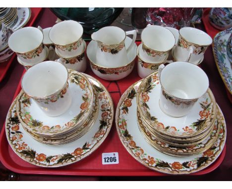 Sutherland China Tea Service, of forty pieces.
