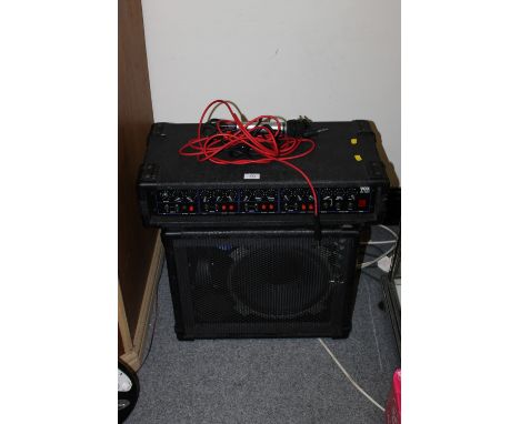A VOX PA 120 TOGETHER WITH MIC & SPEAKER