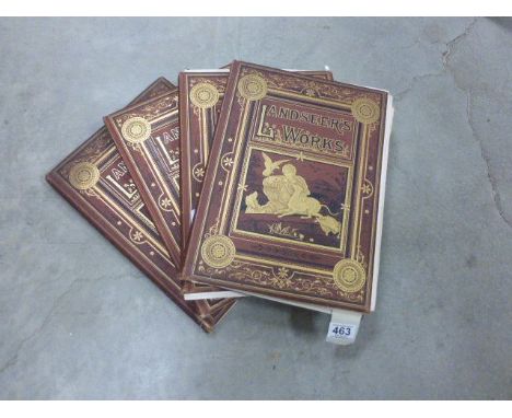Four vintage copies of Landseers Works 