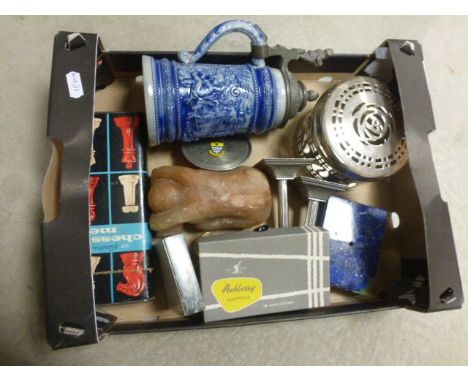 Box of assorted collectables