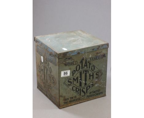 A vintage Smiths potato crisps tin