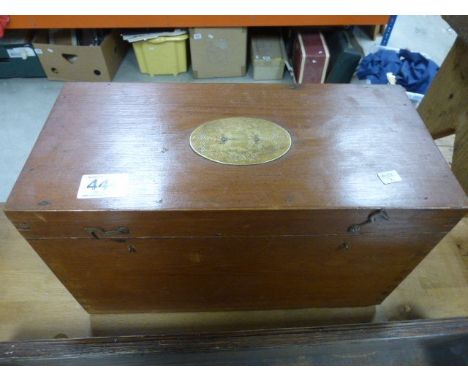 Small Vintage Pine Deed Box