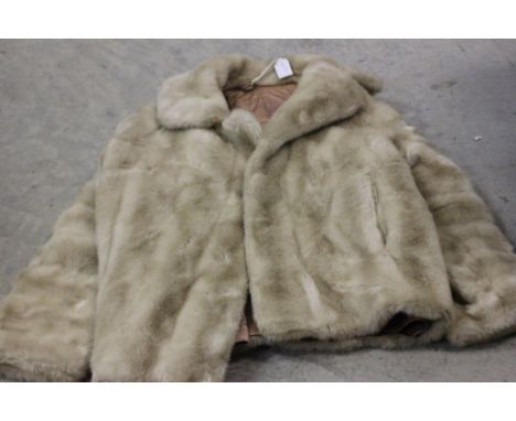 Vintage ladies faux fur coat