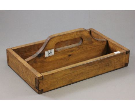 Vintage Pine Cutlery Tray