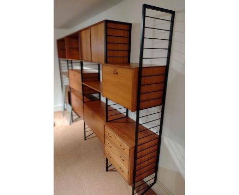 LADDERAX FOR STAPLES, a four section wall unit, approximately 202cm high x 337cm wide x 41cm deep, to comprise four units wit
