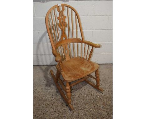 20th Century stick back rocking chair