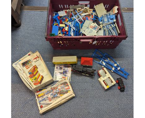 A quantity of vintage assorted Lego, Lego Signature train and tracks a/f and others Location: 