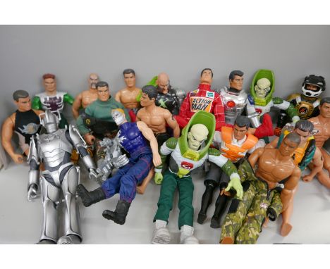 A collection of Action Man figures 