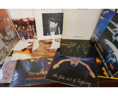 28 mostly 1980s LP records, Undertones, Alison Moyet, Ryan Paris, Joe Jackson, Aztec Camera, etc.