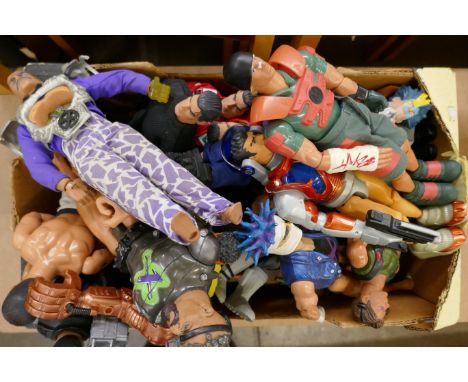 A collection of modern Action Man figures 