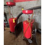 (2) Rolling Oil Catchers