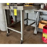Rolling Metal Table