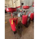 (2) Rolling Oil Catchers