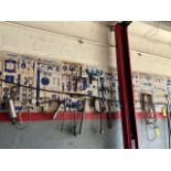 Lot - (2) Peg Board Walls of Tooling