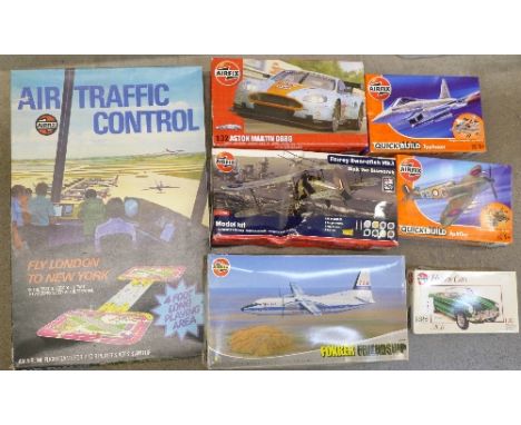 Six plastic model kits and a Traffic Control game