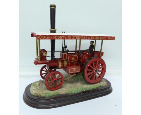 A model of a steam traction engine