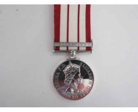 Naval General Service With Bar Near EastQueen Elizabeth II example with single bar “Near East”, named to “P/SSX 889601 K Elli