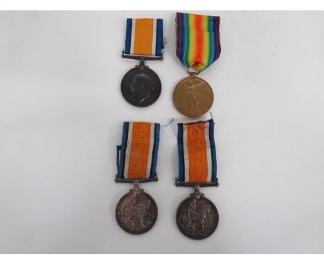 Small Selection of Royal Engineers WW1 Medalsconsisting silver War medal and Victory named to “428613 Spr G Saint RE” ... Two