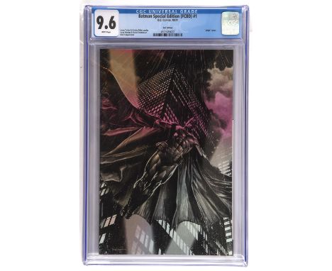 Batman Special Edition (FCBD) No. 1 CGC Universal Grade 9.6  1:500 (1 per 500 copies) Retailer Incentive Virgin foil variant 