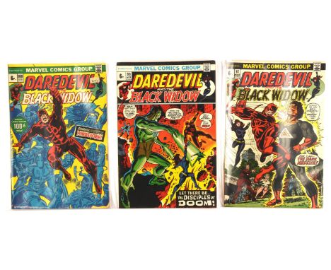 Daredevil: a large run of 43 early Silver and Bronzse-age issues featuring key issues and 1st appearances (Marvel Comics, 197