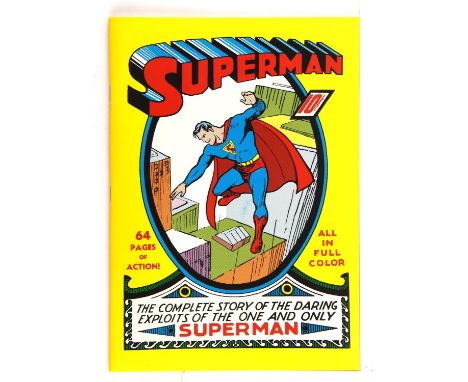 Superman No. 1 (1939) The Masterpiece facsimile reprint (DC Comics, 1999).The most sought-after reprinted version of DCs clas