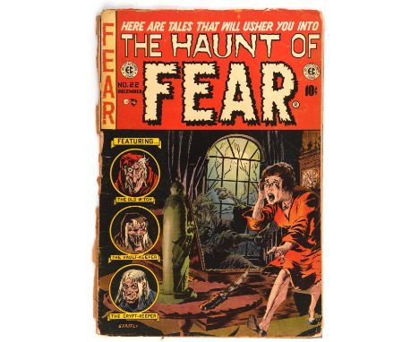 The Haunt of Fear No. 22  Classic Graham Ingles Pre-code EC cover (EC Comics, 1953)This lot features:The Haunt of Fear(1st se