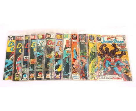 Batman: Detective comics Jimmy Olsen and other titles: a group of 38 Silver and Bronze age comics featuring notable issues (D