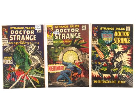 Strange Tales featuring Nick Fury Agent of S.H.I.E.L.D and Doctor Strange: a run of 25 comics featuring classic Jim Steranko 