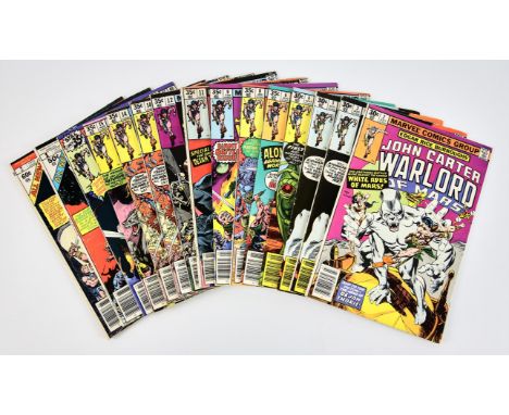 John Carter, Warlord of Mars: group of 15 issues (Marvel Comics, 1977 onwards).This lot features:John Carter, Warlord of Mars