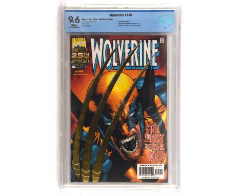 Wolverine No. 145 CBCS Grade 9.6  Gold Foil variant edition (Marvel Comics, 1999).Creators: Story by Erik Larsen, art by Lein