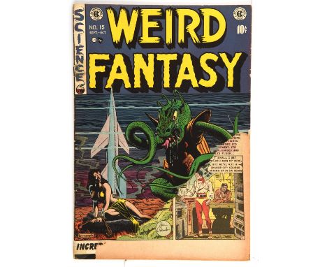 Weird Fantasy No. 15  Classic Golden-Age Pre-code EC Al Feldstein Good Girl Art Sci-fi cover (EC Comics, 1952)Al Feldstein cl