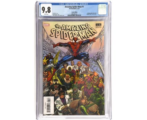 Amazing Spider-Man No. 1 CGC Universal Grade 9.8  1:100 (1 per 100 copies) retailer incentive cover (Marvel Comics, 2022).Ama