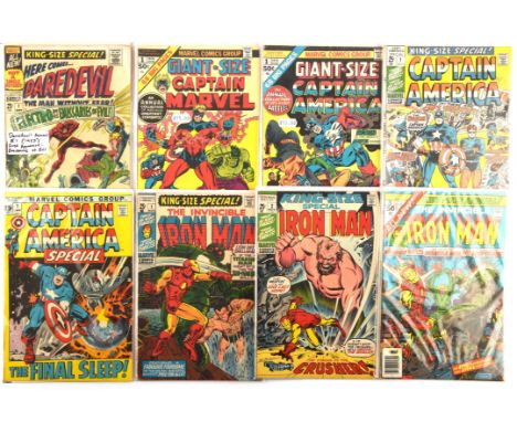 Marvel annuals and giant-size specials  a selection of 8 key Silver-Age giant-size issues. (Marvel Comics, 1967 onwards).This