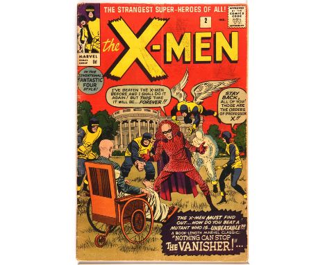 The X-Men No. 2 - featuring 1st appearance of the Vanisher and 2nd appearance of the X-Men (Marvel Comics, 1963).Key early X-