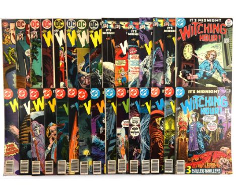 The Witching Hour: a group of 30 horror comics (DC Comics, 1970 onwards).A selection of early bronze-age horror comics publis