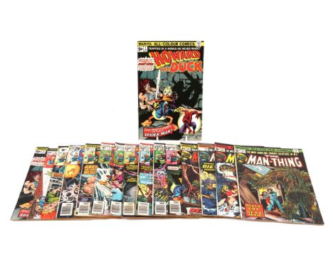 Howard the Duck, Red Sonja, The Avengers, and other Marvel titles: a group of 68 Silver and Bronze-Age comics including Key I