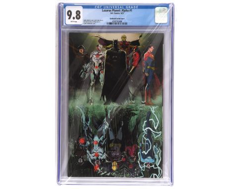 Lazarus Planet No. 1 CGC Universal Grade 9.8  1:250 retailer incentive cover - one of only 2 copies in the world at 9.8 (DC C