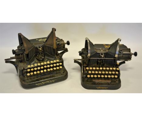 Oliver Typewriter Company, Chicago Two Typewriters (i) No.6 Standard Visible Writer (ii) No.2 (2)