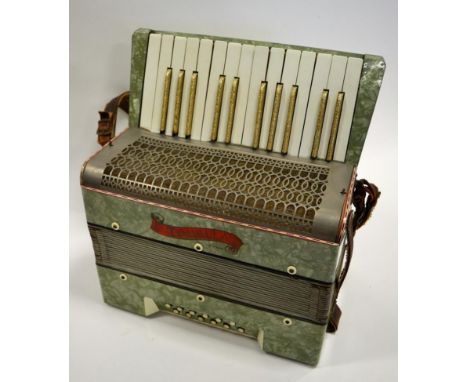 Accordion By Tonella Made in Saxony, 25 piano keys 12 bass buttons