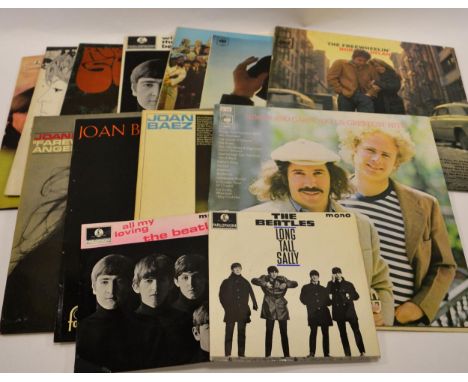 The Beatles Mono Long Playing Records including Beatles for Sale, Revolver, Rubber Soul, With the Beatles and Sgt Pepper; two