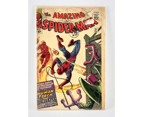 Marvel Comics: The Amazing Spider-Man No. 21 (1965).The Amazing Spider-Man (Peter Parker) is an American Superhero character 