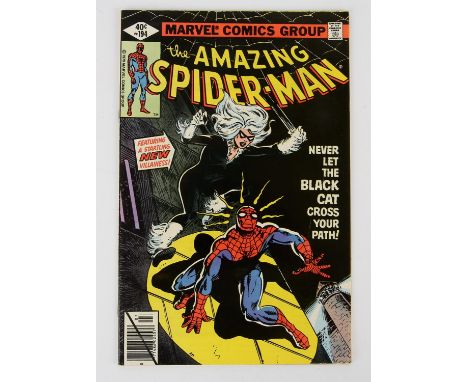 Marvel Comics: Amazing Spider-Man No. 194 (1979). The 1st appearance of the Black Cat, Key Marvel character and main romantic