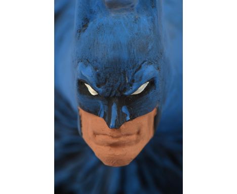 A classic Batman statue (DC comics) sculpted by Randy Bowen, Graphitti Designs, 1996.This lot features a classic and now long