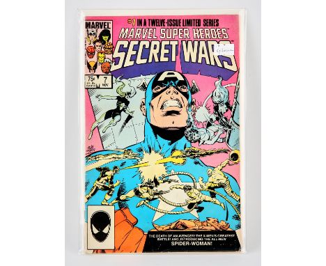 Marvel Comics: Marvel Super Heroes Secret Wars No. 7 (1984).Featuring the 1st appearance of the New Spider-Woman (Julia Carpe