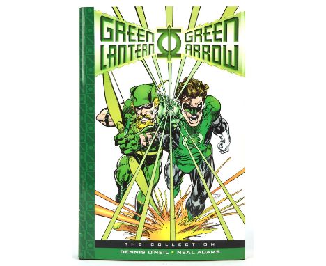 DC Comics: The green Lantern /  Green Arrow Collection.Deluxe Hardcover collection with slipcase, DC, 2000. 11 by 7 (27.5 by 