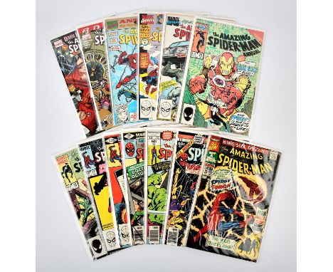 Marvel Comics: The Amazing Spider-Man featuring notable covers and 1st appearances (1967 onwards).A collection of 13 Amazing 