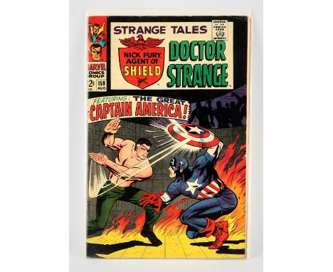 Marvel Comics: Strange Tales No. 159 featuring the new origin of Nick Fury (1967).Featuring the 1st appearance of Contessa Va